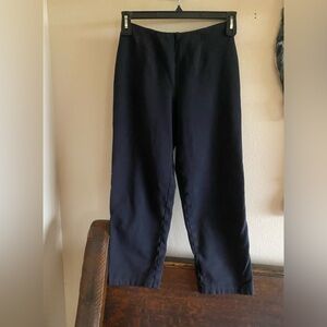 Eileen Fisher Black Pull On Heavy Ponte Knit Pants